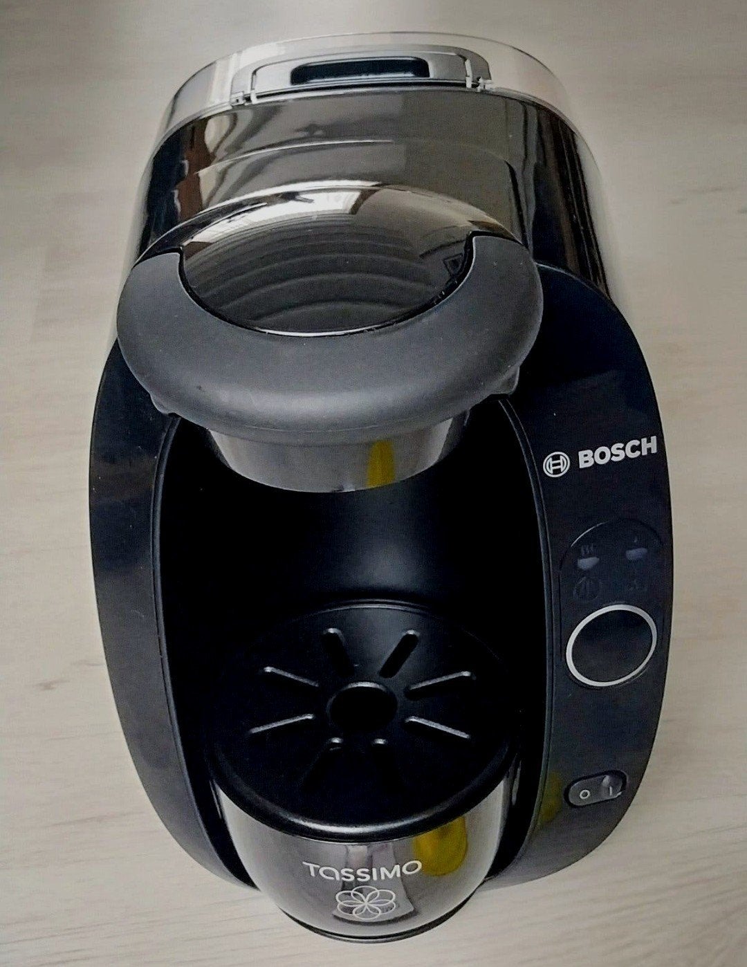 Bosch Tassimo Vivy 2 - Zwart - Koffiecupmachine, Koffiemachine, Ophalen of Verzenden, Zo goed als nieuw, 1 kopje