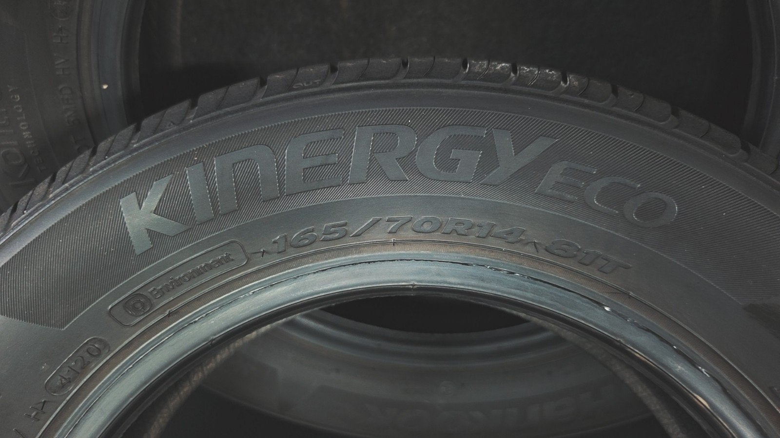 165 70 R14 14 Hankook kinergy eco zomerbanden, 14 inch, Hankook, Ophalen of Verzenden, Band(en)