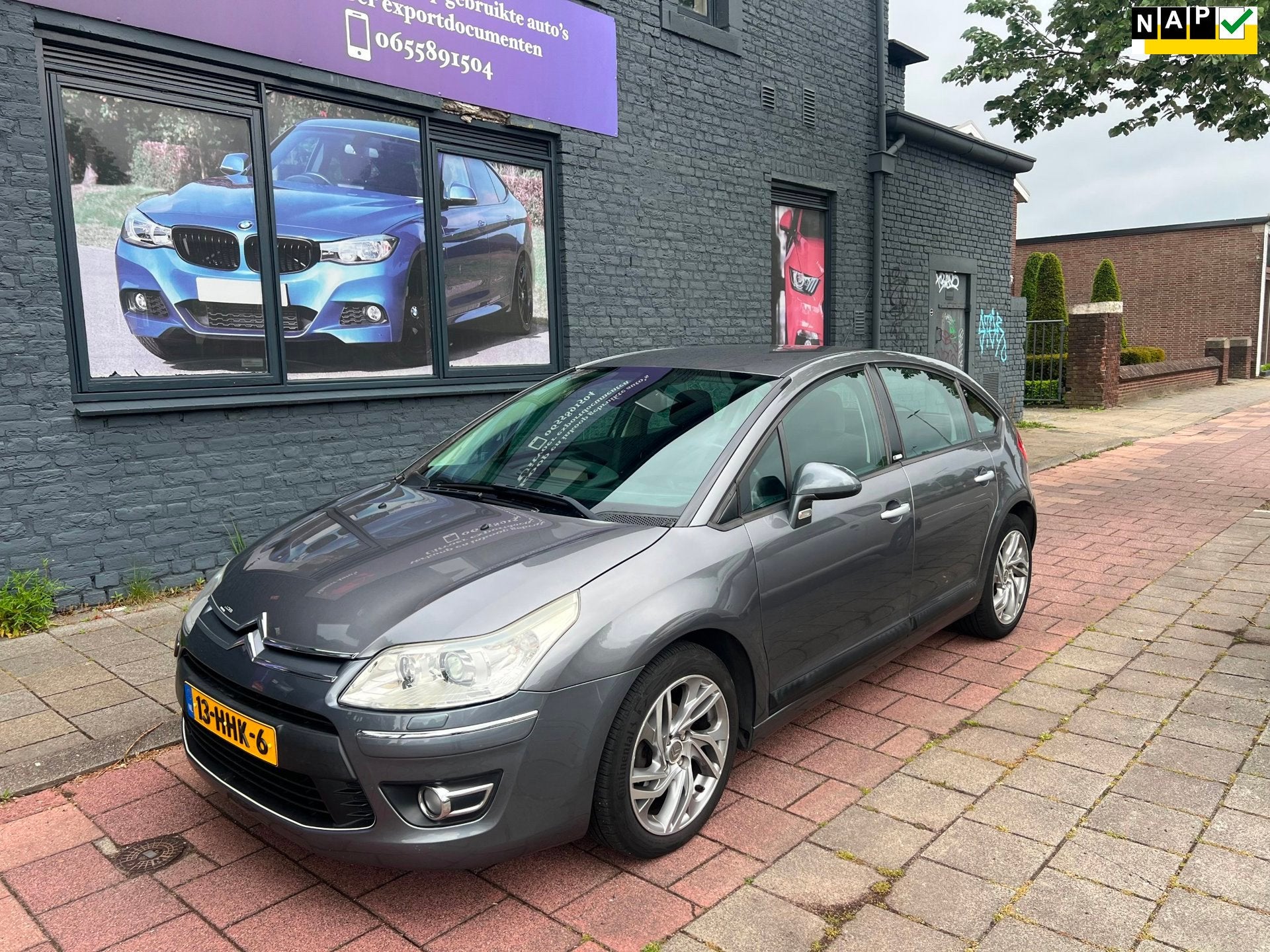 Citroen C4 1.6 VTi Exclusive, Voorwielaandrijving, 4 cilinders, Origineel Nederlands, Bedrijf