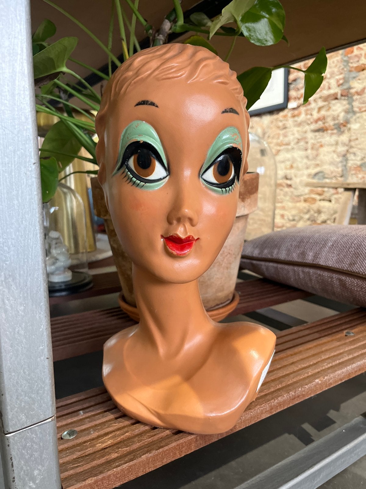 Vintage Twiggy Mannequin Hoofd Jaren '60/'70, Ophalen