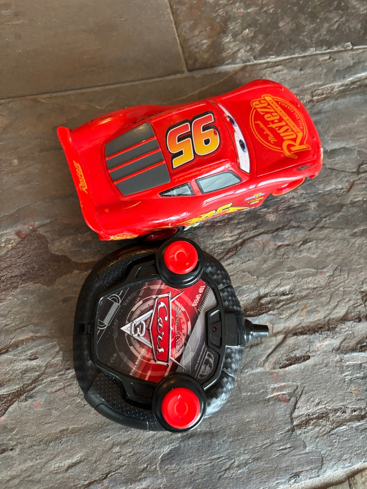 Bliksem McQueen RC Auto met Afstandsbediening, Gebruikt, Auto onroad, RTR (Ready to Run), Overige schalen