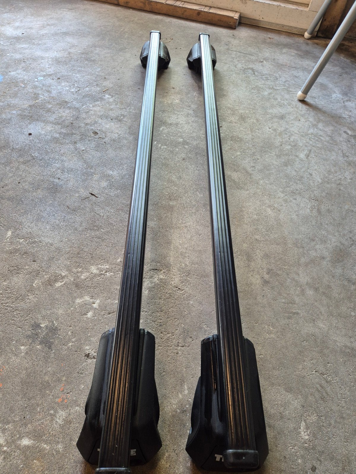 Thule dakdragers voor open dakrails, Ophalen