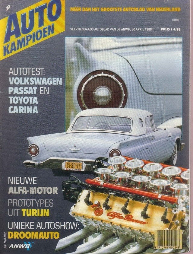 Autokampioen 9 1988 : Ford Thunderbird - VW Passat 1.8 GT, Ophalen of Verzenden, Gelezen, Algemeen