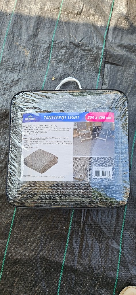 NIEUW TENTTAPIJT 250X400, Ophalen, Nieuw