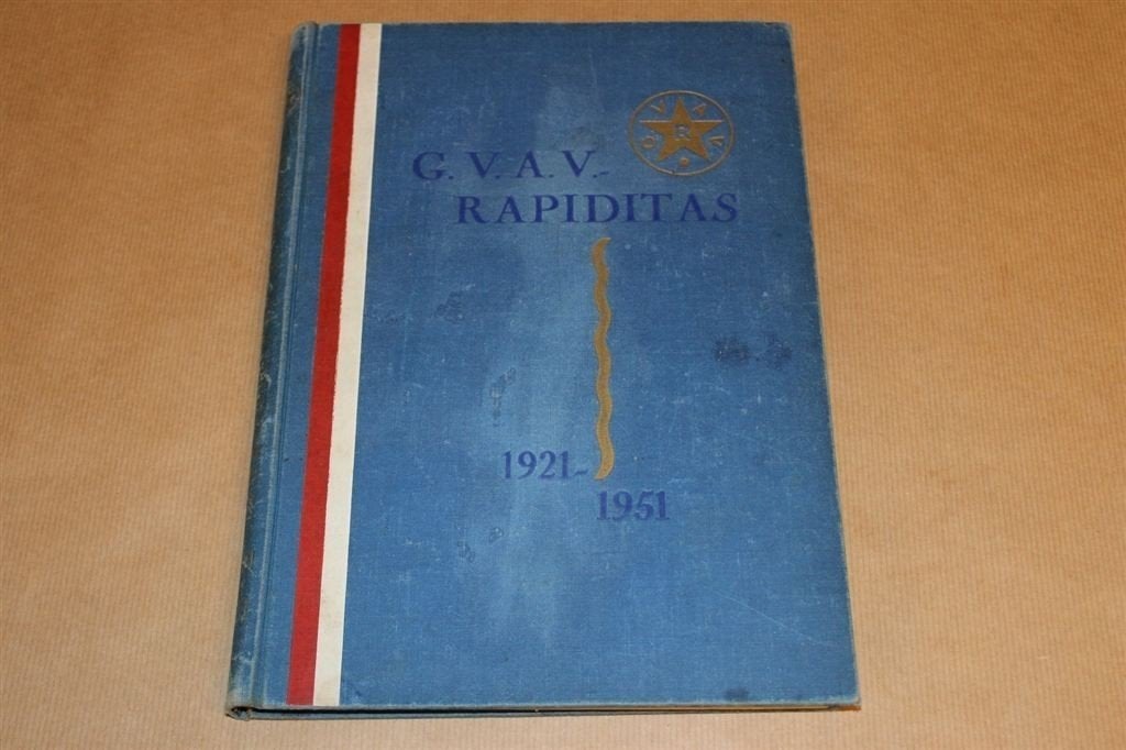 Gedenkboek GVAV Rapiditas Groningen 1921-1951, Ophalen of Verzenden, Gelezen