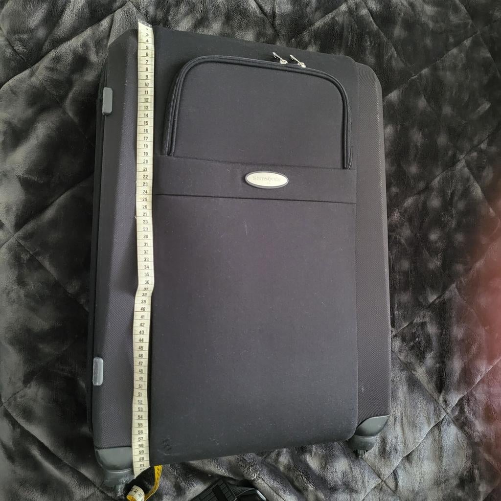 Samsonite reiskoffer - Zwart, compact en handig, Sieraden, Tassen en Uiterlijk, Koffers, Overige materialen, Wieltjes, Gebruikt