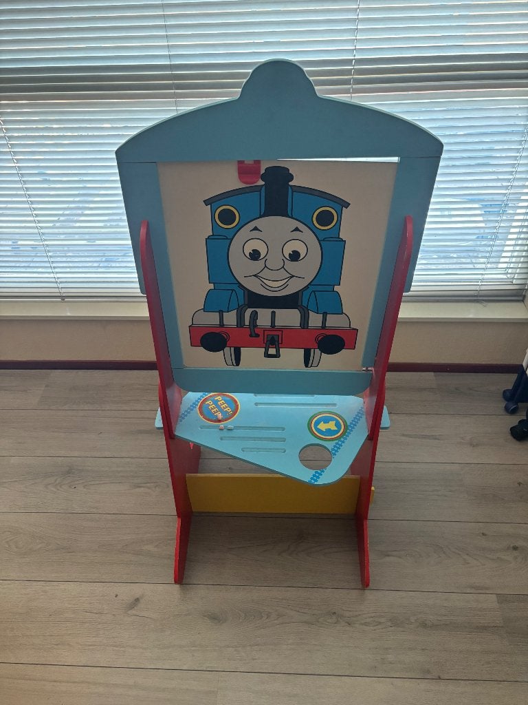 Thomas de trein krijtbord, Ophalen, Gebruikt