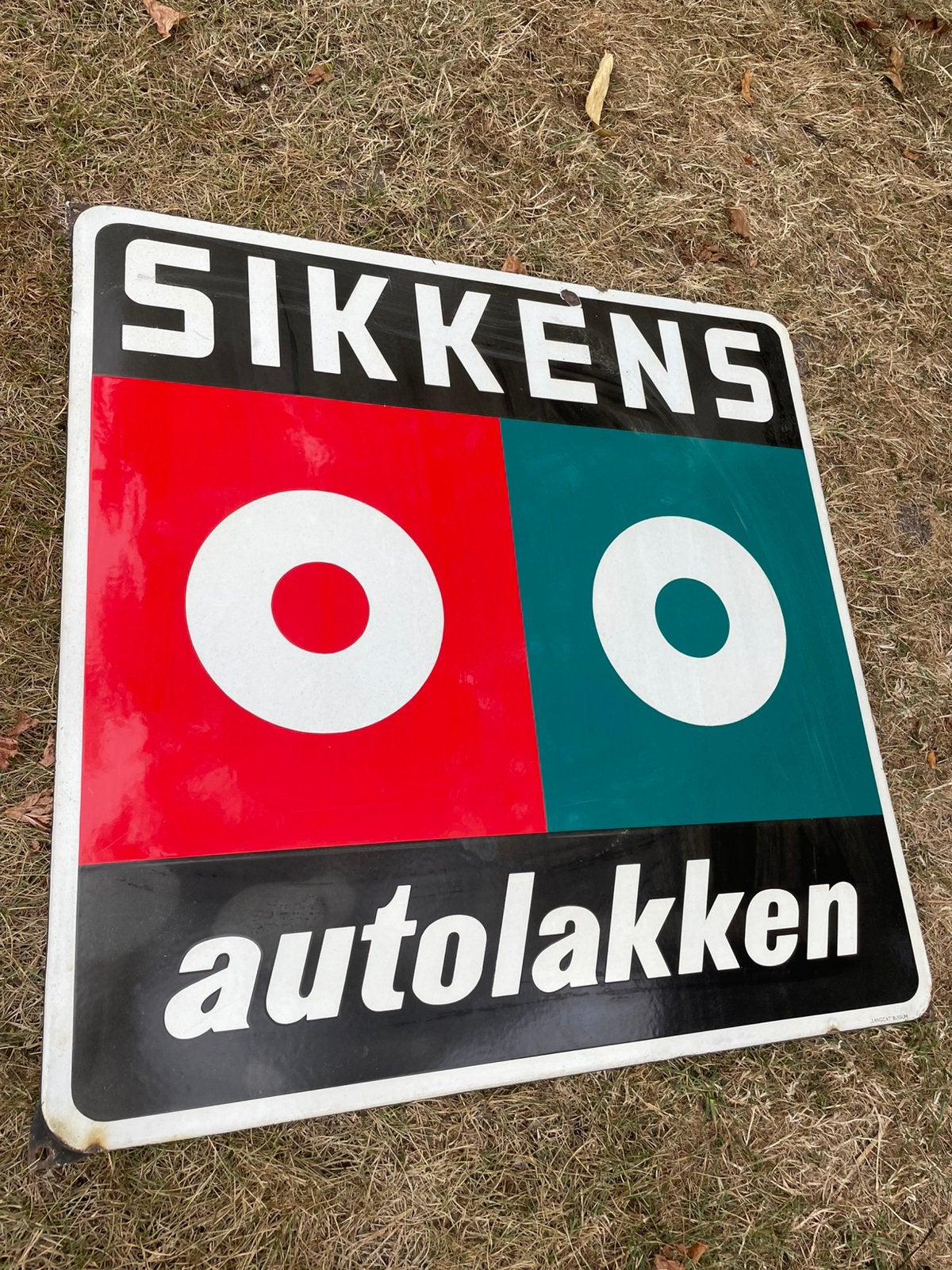Emaille reclamebord, Ophalen of Verzenden, Zo goed als nieuw, Reclamebord