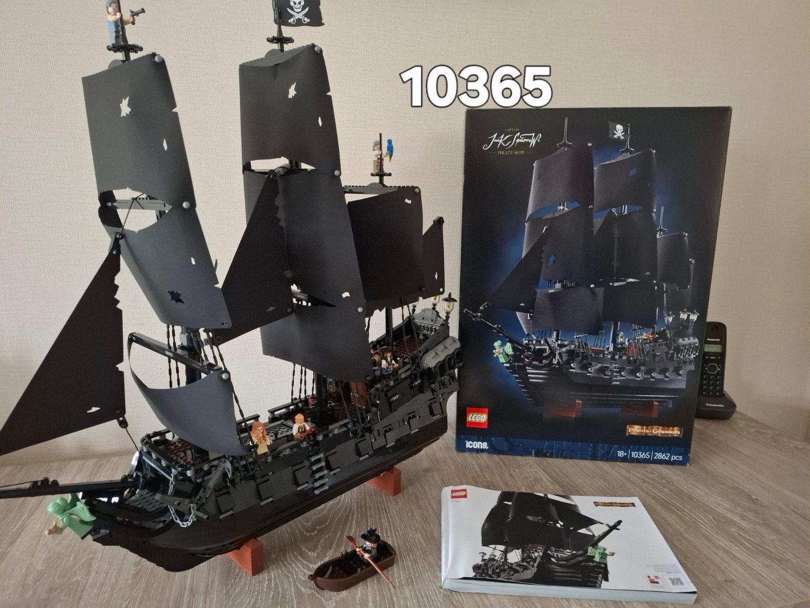Lego Icons 10365 Pirates of the Caribbean Black Pearl, Inclusief instructies, Overige thema's, Lego, Ophalen of Verzenden
