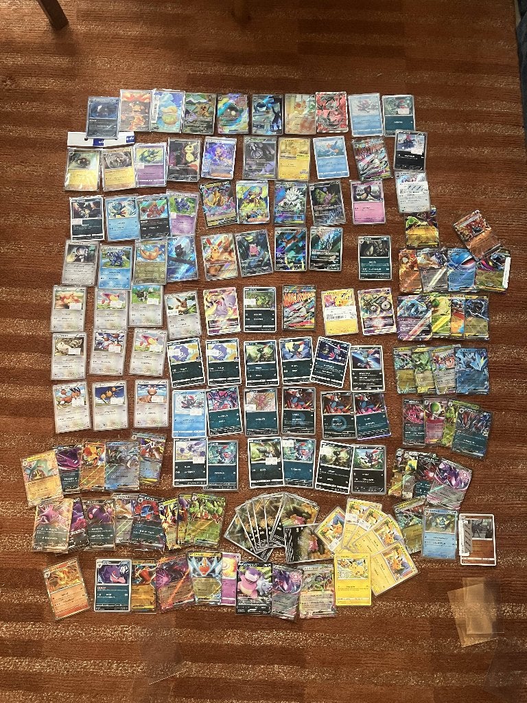Japanse Pokémon kaarten partij, SAR AR, SR, ex & Gym promo's, Ophalen of Verzenden, Zo goed als nieuw, Meerdere kaarten, Foil