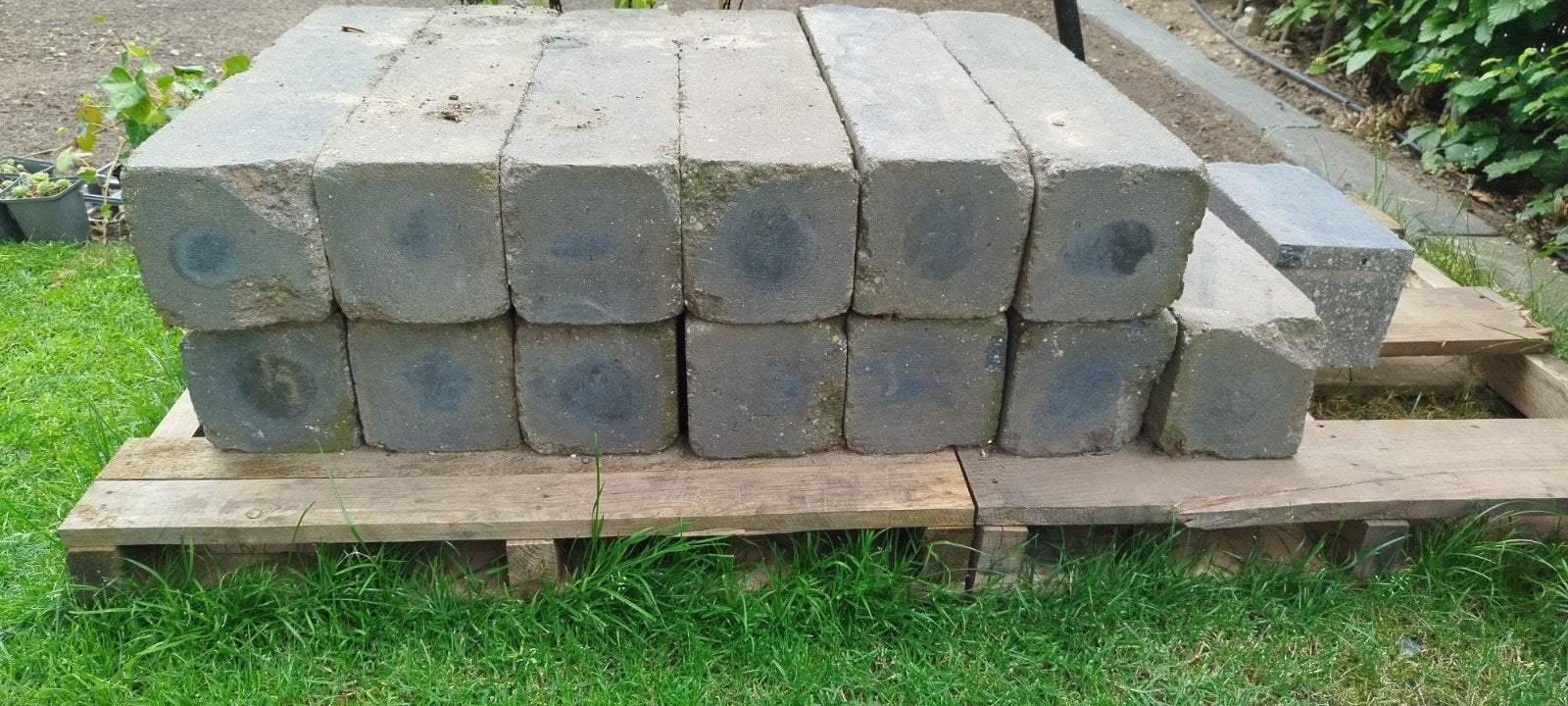 Stapelblokken, Tuin en Terras, Bielzen en Borders, Ophalen, Blok, Minder dan 25 cm, Beton