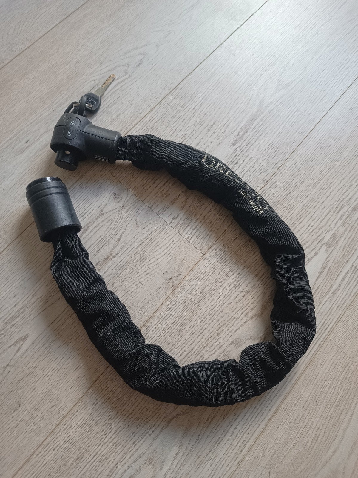 Dresco Kettingslot met Sleutels - Fietsbeveiliging, Ophalen of Verzenden, Zo goed als nieuw, Kettingslot