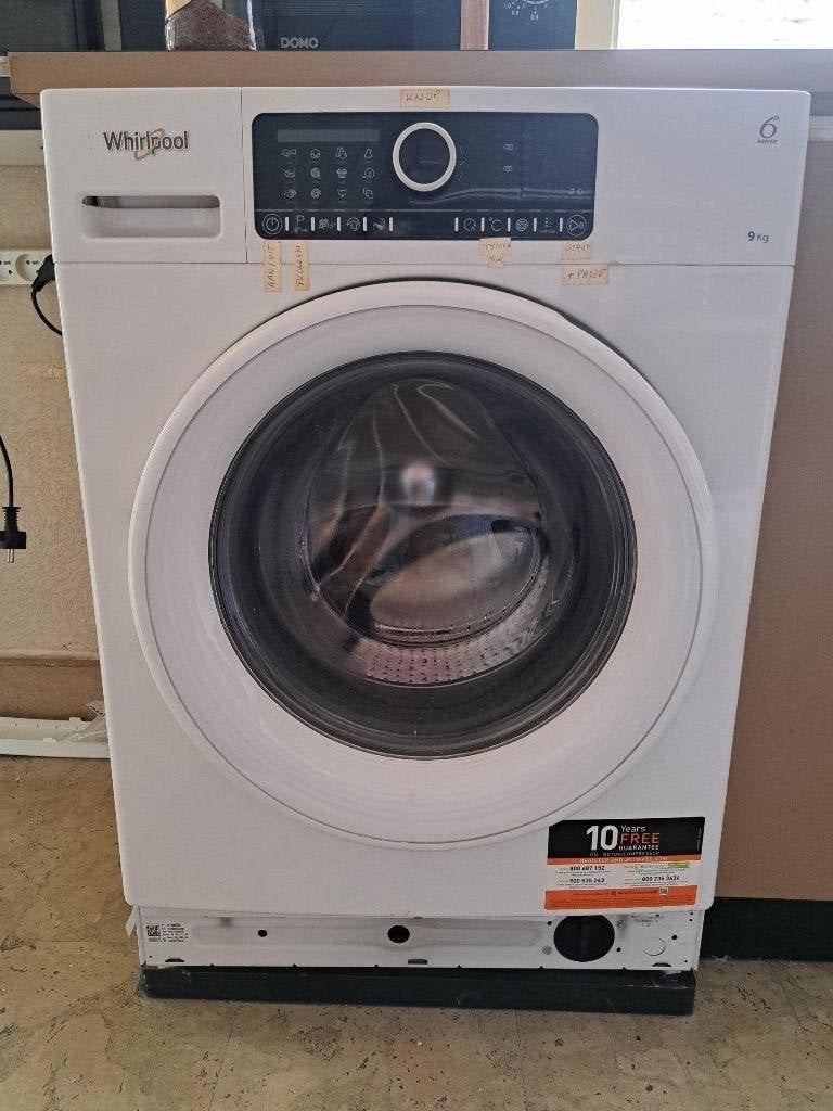 wasmachine Whirlpool, Ophalen, 1200 tot 1600 toeren, Gebruikt, 8 tot 10 kg