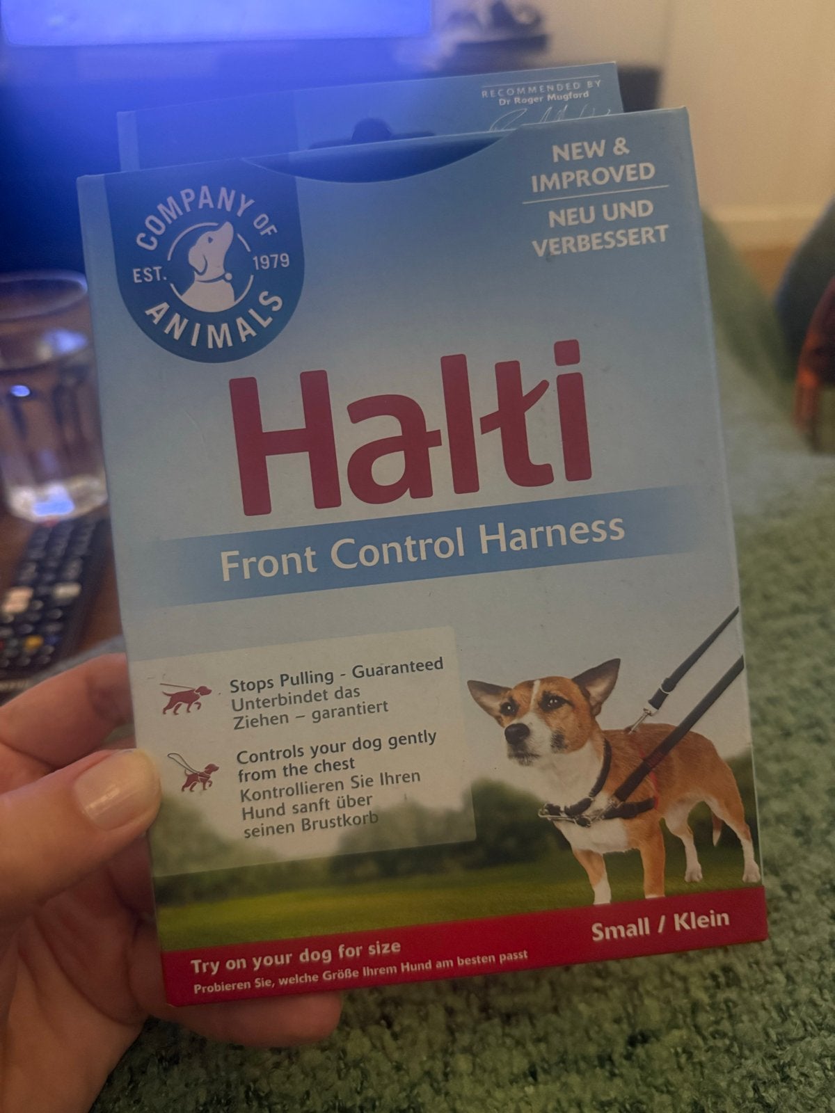 Halti hondenriem Front Control Harness small zwart, Ophalen of Verzenden, Nieuw