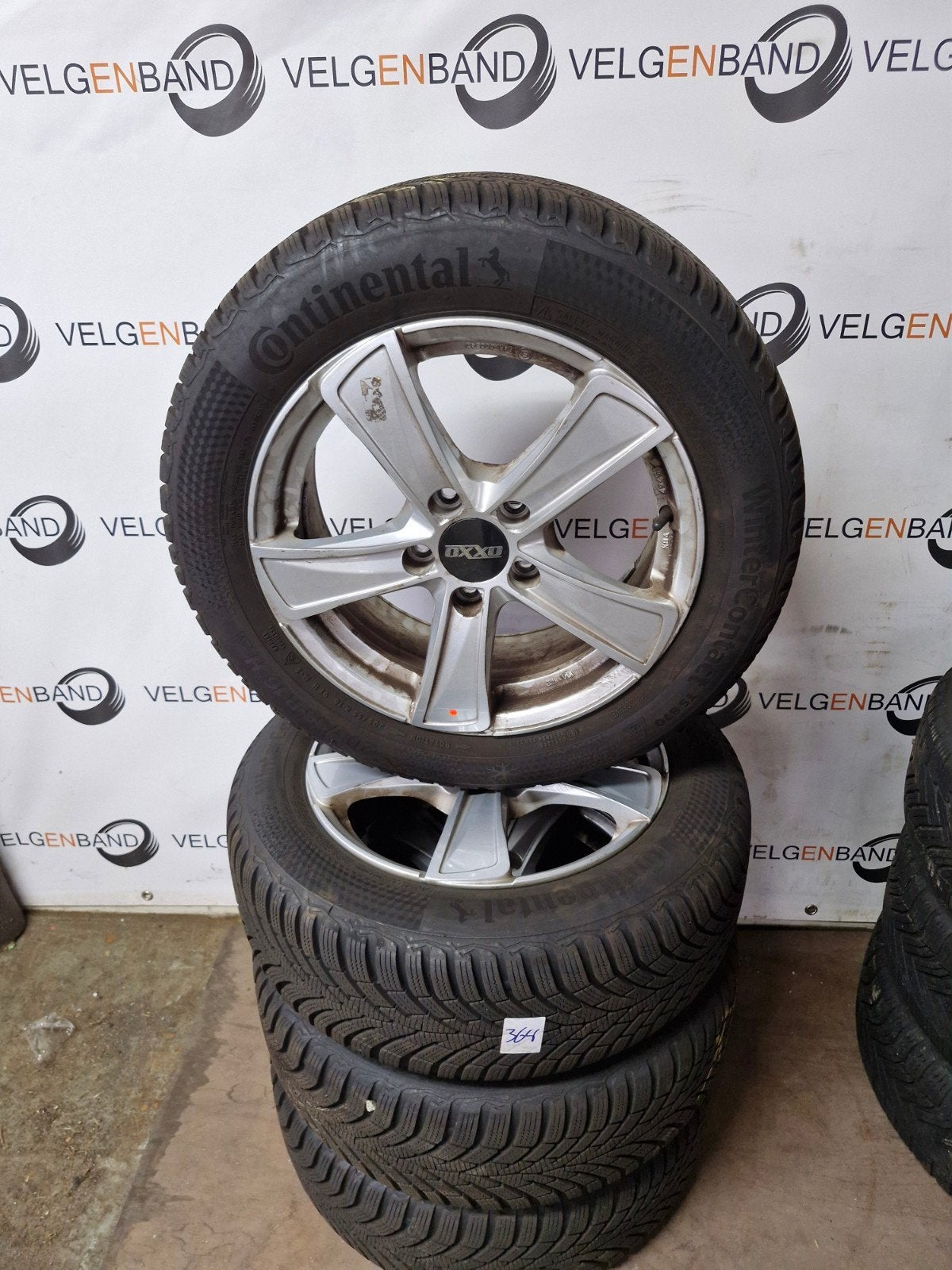 Winterset s Audi A3 VW Golf Leon 205 55 16 5x112 57,1 vag, Auto-onderdelen, Banden en Velgen, Ophalen, Gebruikt, 16 inch, .