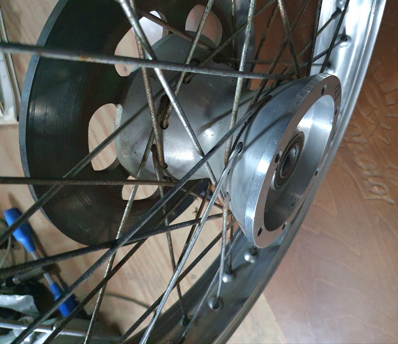 Mozzi Scarab Borrani MV Lockheed Ducati, Motoren, Ophalen of Verzenden, Gebruikt