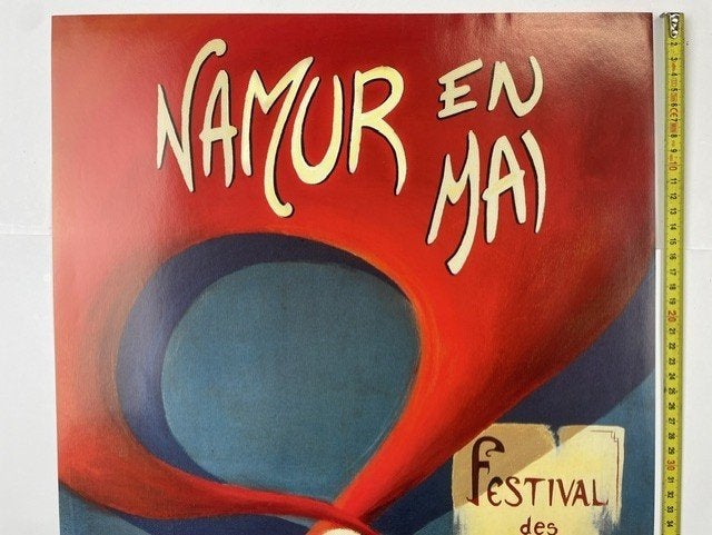 poster 'Namur en mai' ontworpen door Aurélien Tirtiaux 1997, Ophalen of Verzenden, A1 t/m A3