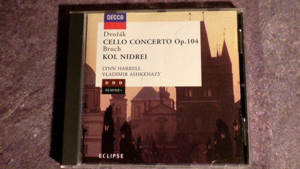 Dvorak : Celloconcerto + Bruch : Kol Nidrei - Ashkenazy, Ophalen of Verzenden, Romantiek, Zo goed als nieuw, Overige typen