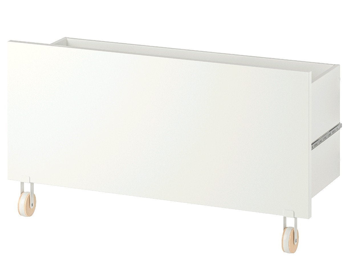 2x billy lades met wielen wit, Huis en Inrichting, Kasten | Boekenkasten, Ophalen, Gebruikt, 50 tot 100 cm, Minder dan 100 cm