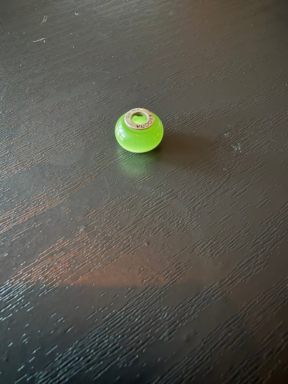 Zilveren Tedora bedel, 1 bedel, Ophalen of Verzenden, Zilver, Tedora