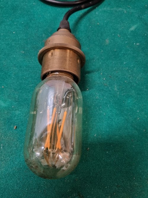 Hanglampen industrieel vintage met draad en stekker, Ophalen of Verzenden, 'T Olde Gre-j, Info@toldegrej.nl, Endepoelstraat 20f Didam