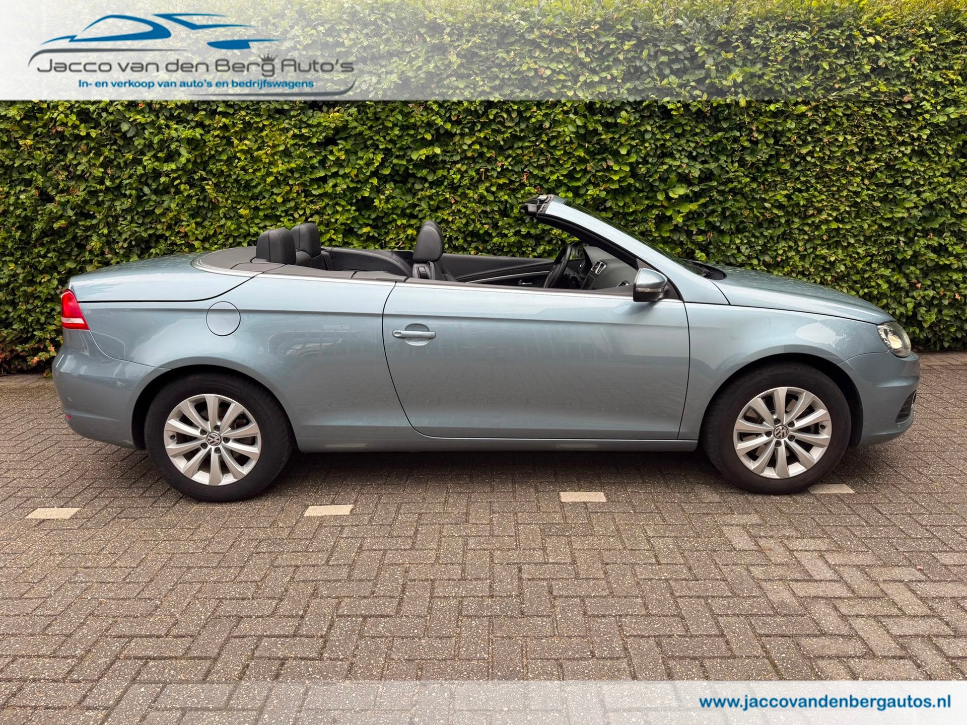 Volkswagen Eos 2.0 TSI Highline I Automaat I Leer, Gebruikt, Zwart, 4 cilinders, Leder