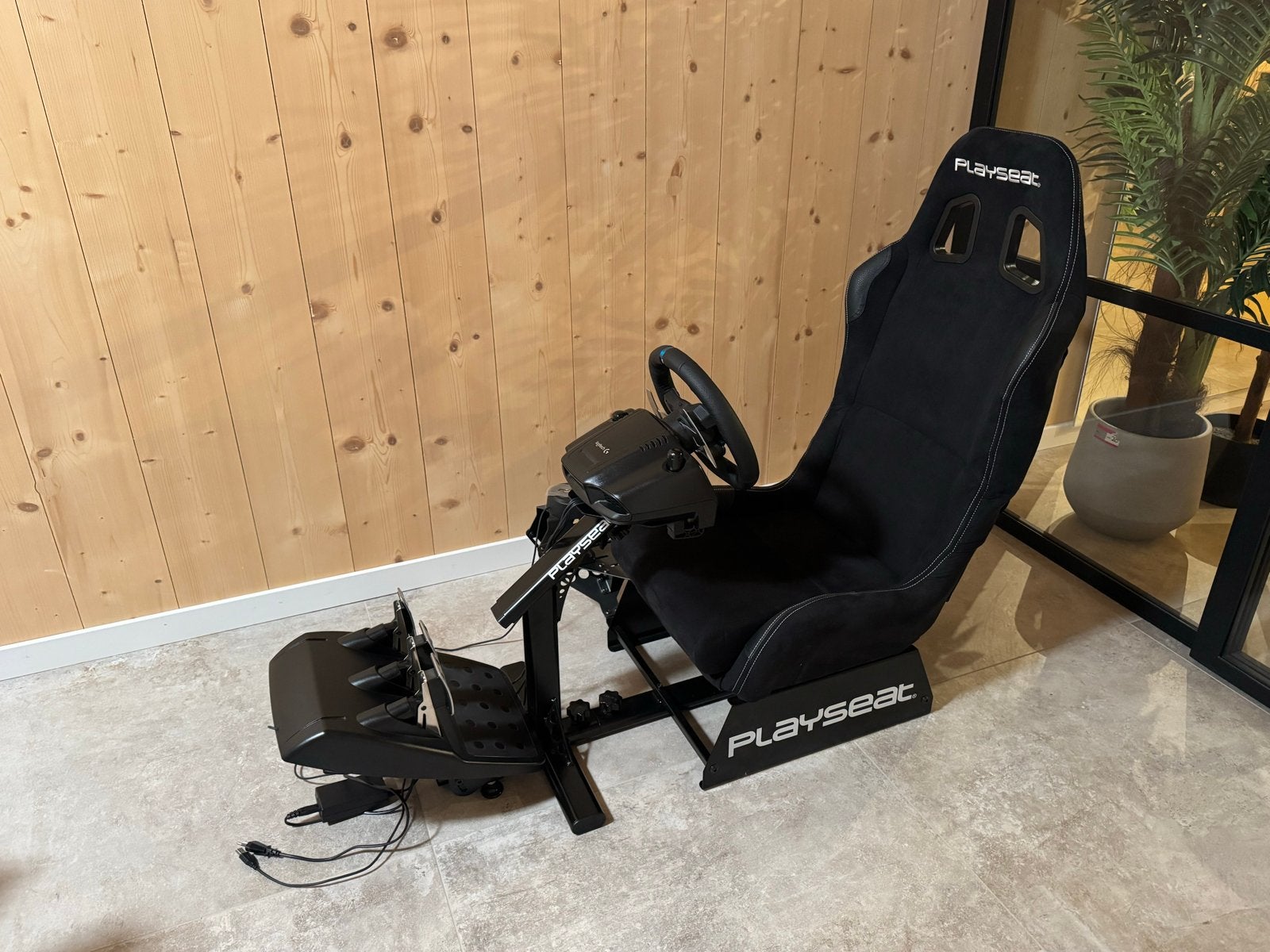 Playseat Evolution + Logitech G29 + Shifter, zwart,als nieuw, Spelcomputers en Games, Racestoel, Force feedback, Zo goed als nieuw