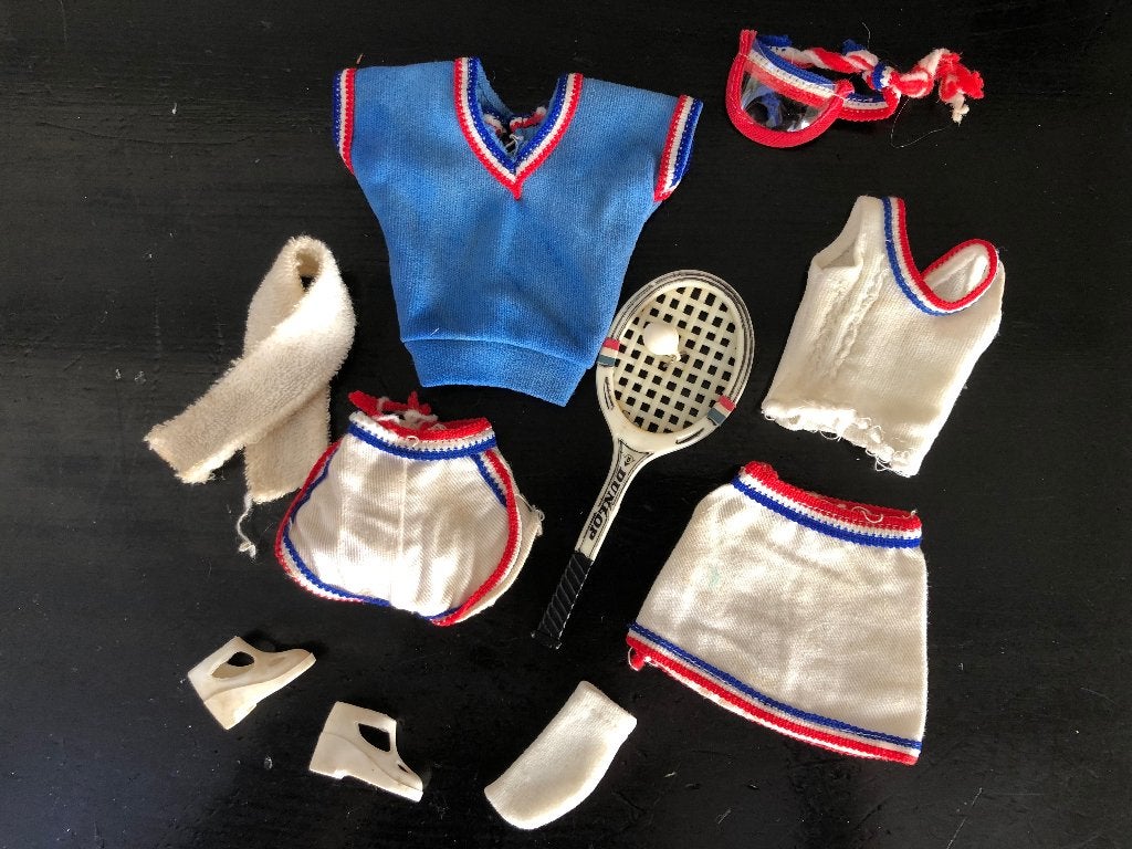 Fleur (Otto Simon) outfit #1228 Tennis (Sindy), Ophalen of Verzenden, Gebruikt, Kleertjes