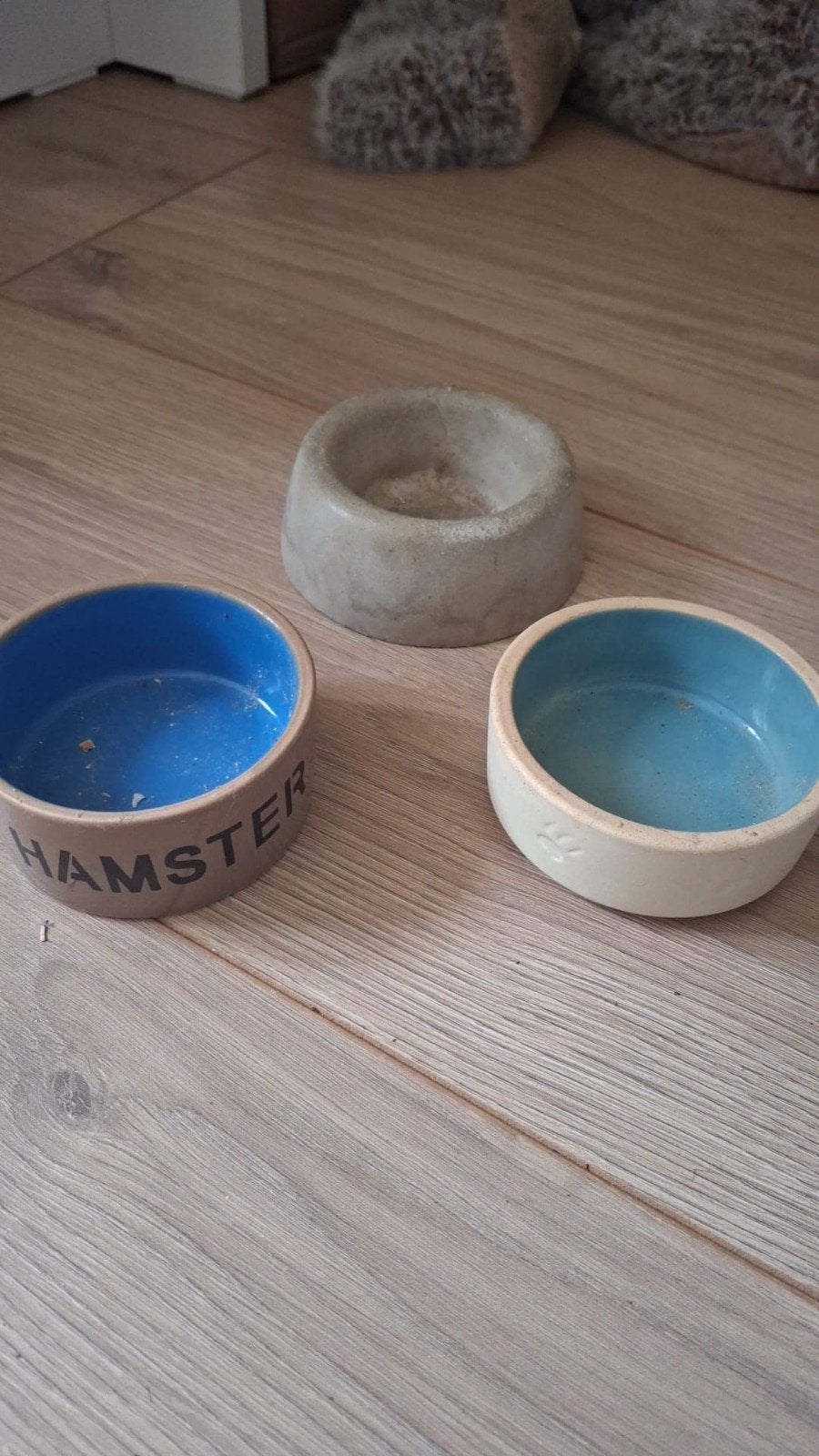 Hamster bakjes, Ophalen