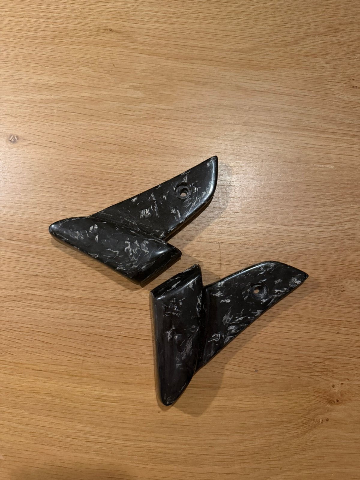 Forged Carbon voetsteuntjes BESCHADIGD Vespa LX, Ophalen of Verzenden, Zo goed als nieuw, Piaggio