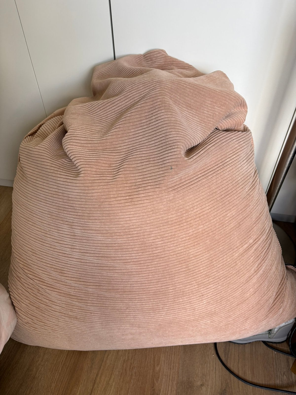 Zitzak Lebel oudroze, Huis en Inrichting, Zitzakken, Ophalen, Zo goed als nieuw, Roze, Zitzak