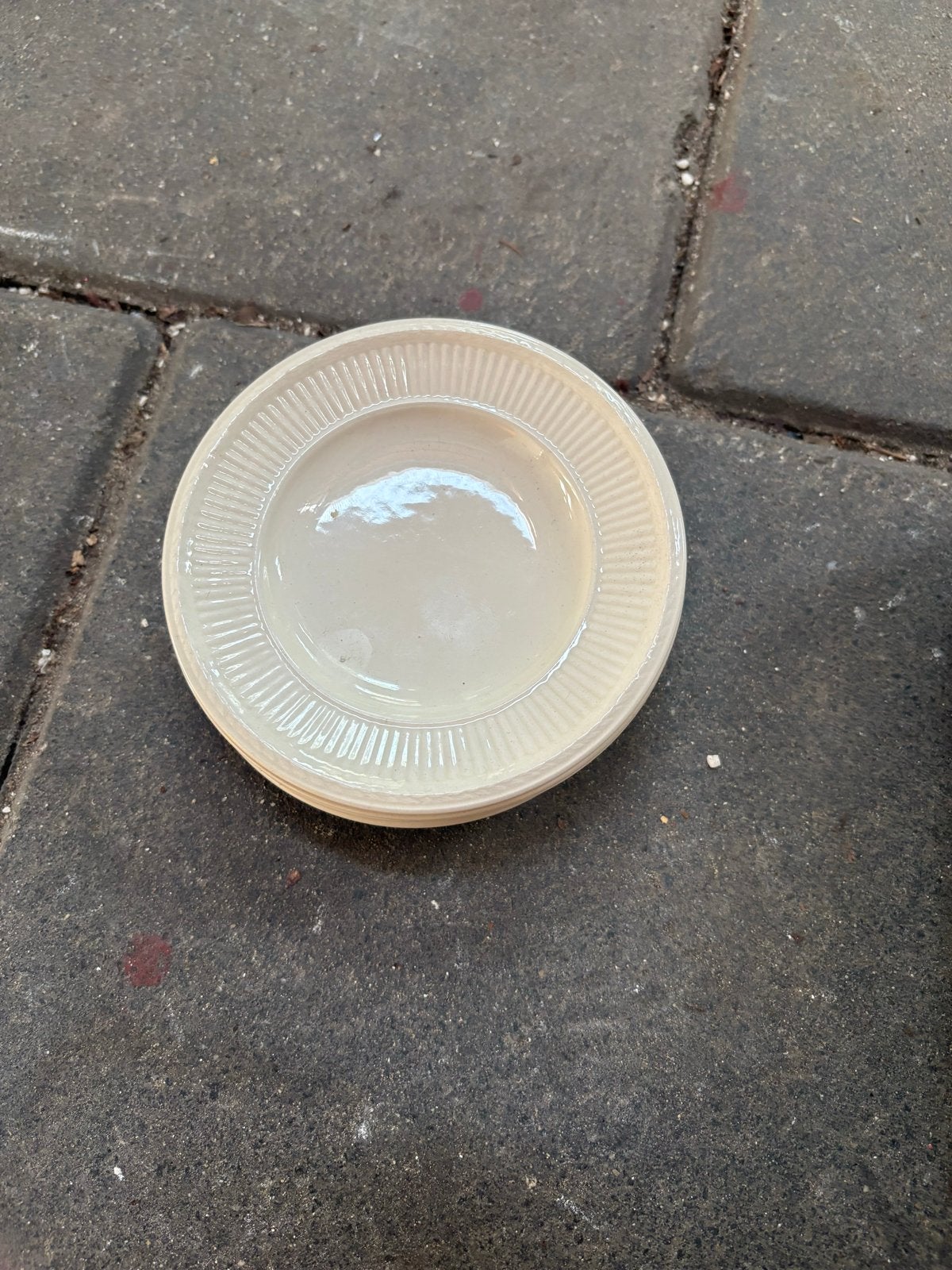 6x Wedgwood Queen's Ware schoteltjes - Onbeschadigd, Ophalen