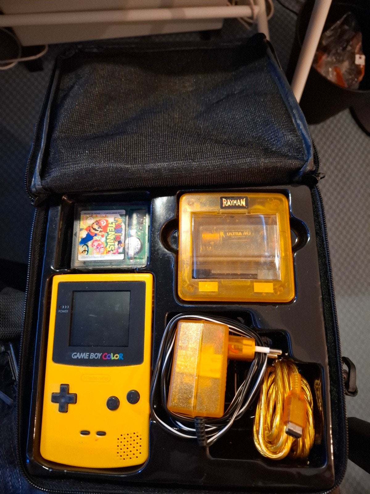 Game Boy Color met 3 spellen en accessoires, Ophalen, Gebruikt, Overige genres, 1 speler