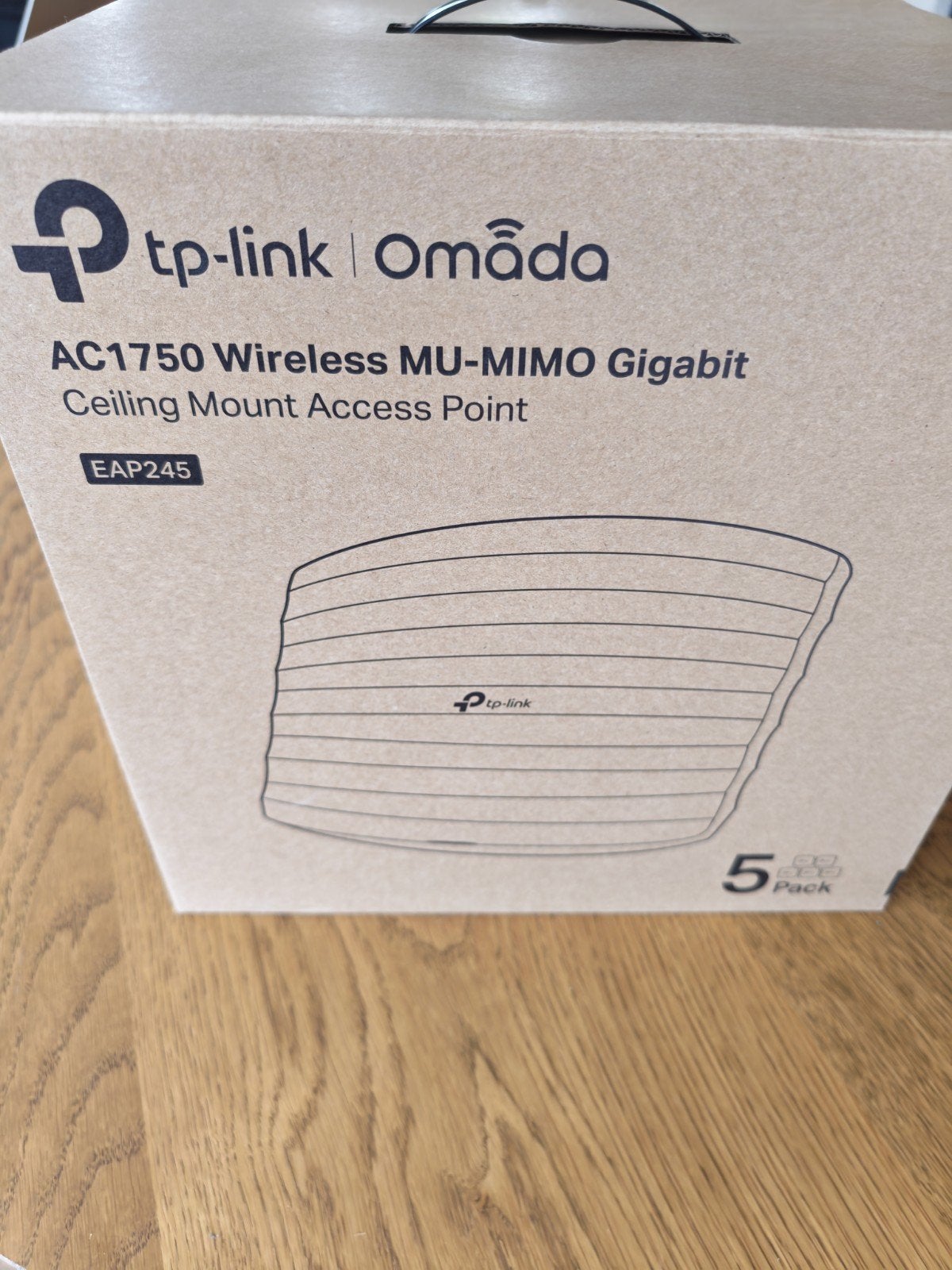 TP-Link Omada EAP245 AC1750 Wireless Access Point (5-pack), Computers en Software, Accesspoints, Ophalen, Nieuw, TP-Link Omada