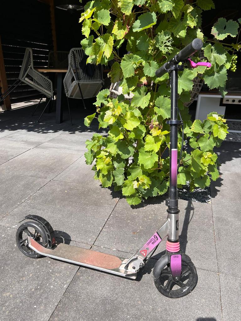 OXELO Step Mid 9 roze, Fietsen en Brommers, Steps, Ophalen, Gebruikt, Gewone step
