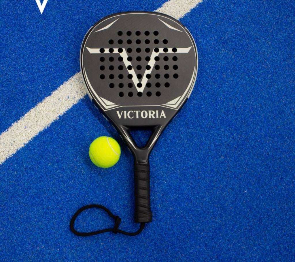 3K Carbon rondvormig padel racket, Sport en Fitness, Padel, Ophalen of Verzenden, Zo goed als nieuw