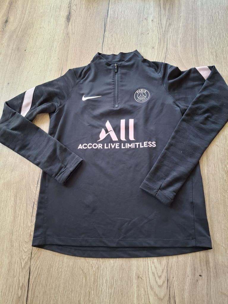 Nike sportshirt lange mouw PSG - Zwart/Roze, Verzenden, Zwart, Nike, Overige maten