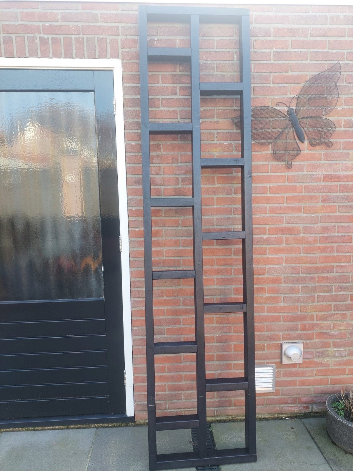 Roomdivider zwart hout, Ophalen