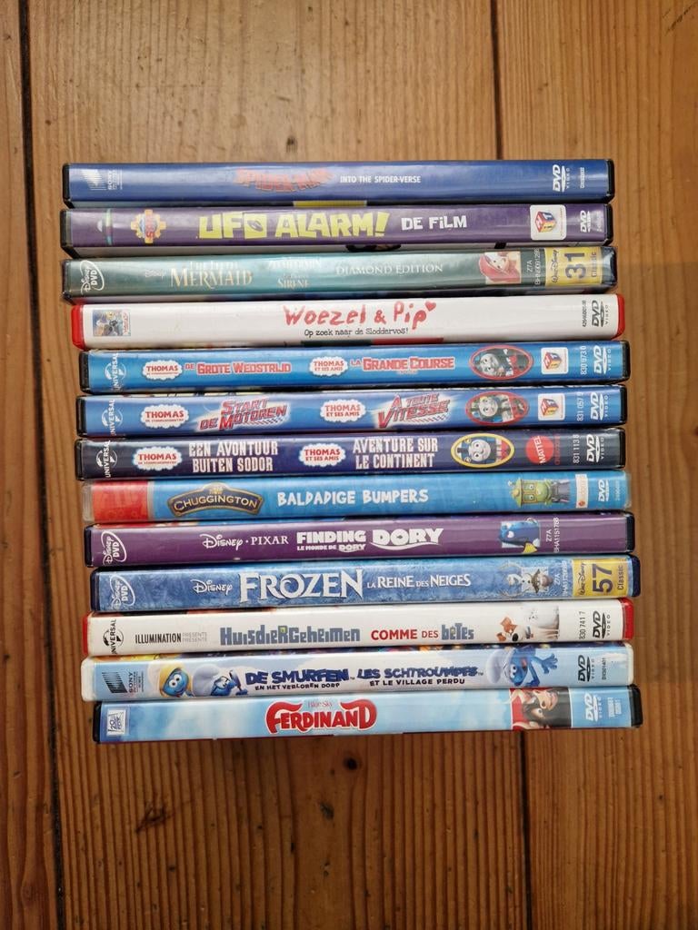 Diverse kinderfilms en series op DVD, Cd's en Dvd's, Ophalen, Avontuur, Gebruikt, Alle leeftijden