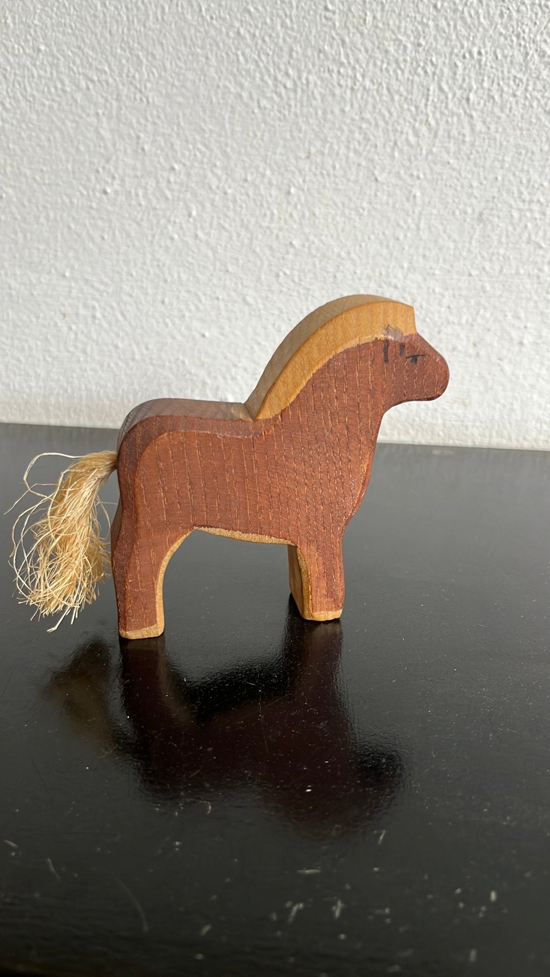 Prachtig Vintage Ostheimer Paard/haflinger. Met Brandstempel, Ophalen of Verzenden, Gebruikt, Overige typen