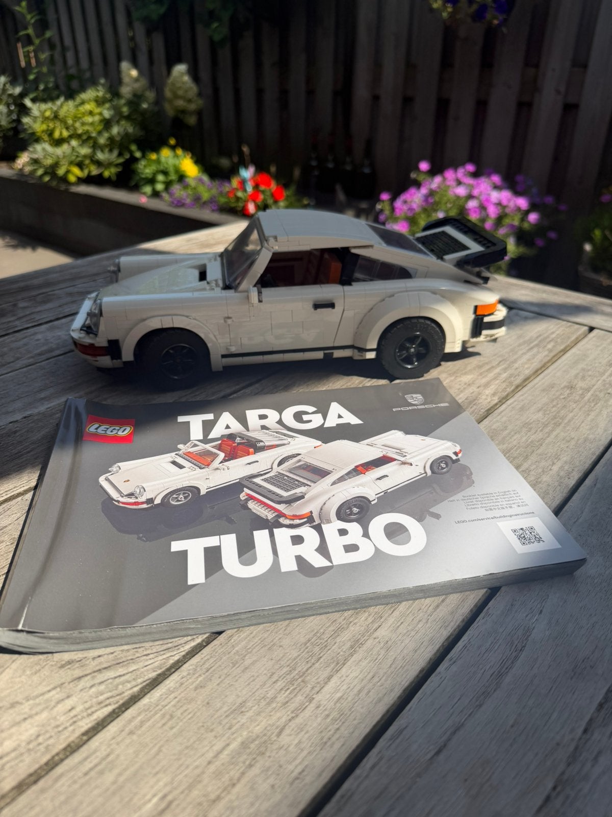 ZGAN Lego Porsche Targa/Turbo (10295), Lego, Inclusief accessoires, Ophalen of Verzenden, Zo goed als nieuw