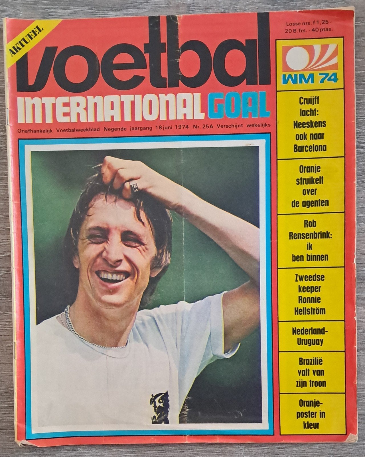 Voetbal International, Ophalen of Verzenden, Gebruikt, Boek of Tijdschrift