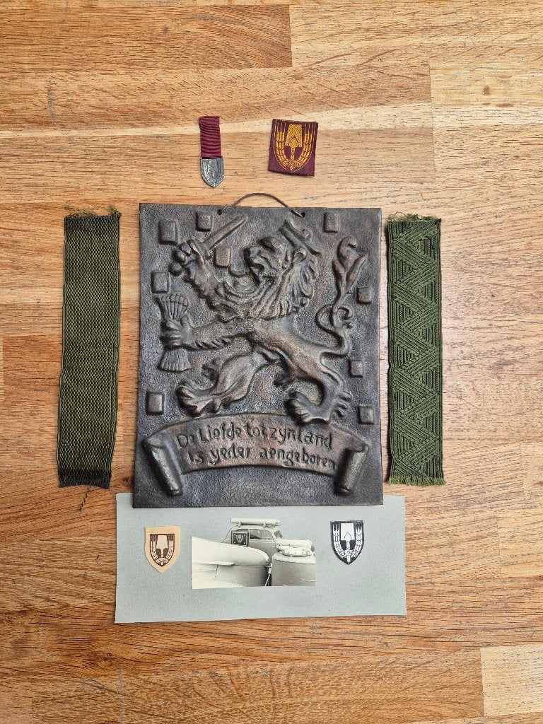 Wo2 Partij Nederlandse NAD emblemen/spullen, Ophalen of Verzenden, Nederland, Overige typen