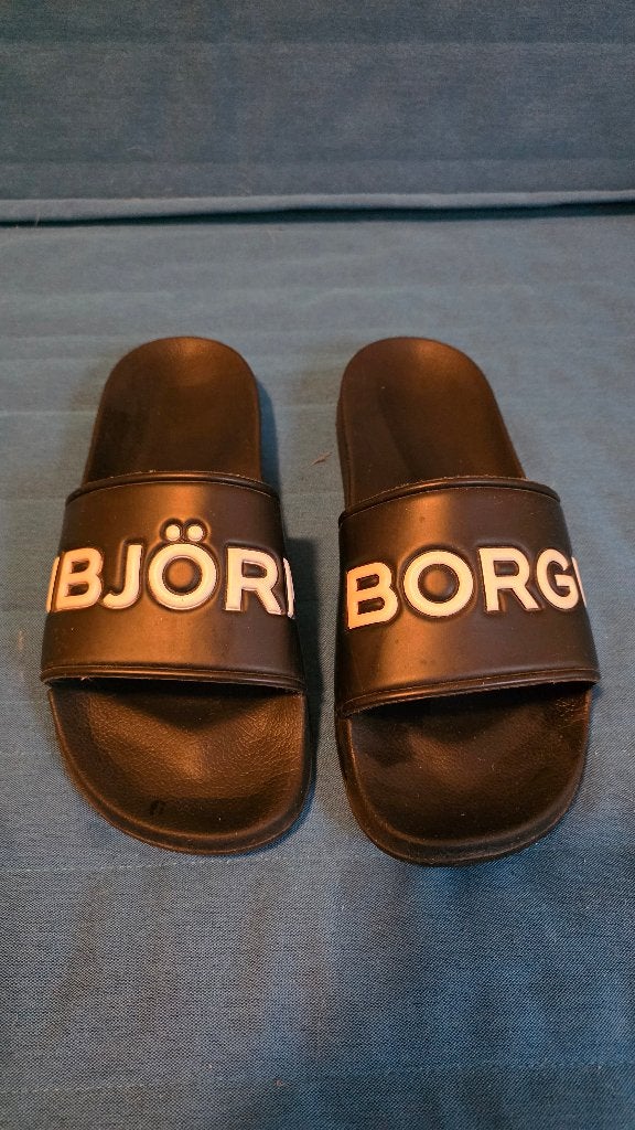 BJORN BORG SLIPPERS MAAT 46, Slippers, Zwart, Ophalen of Verzenden, Björn Borg