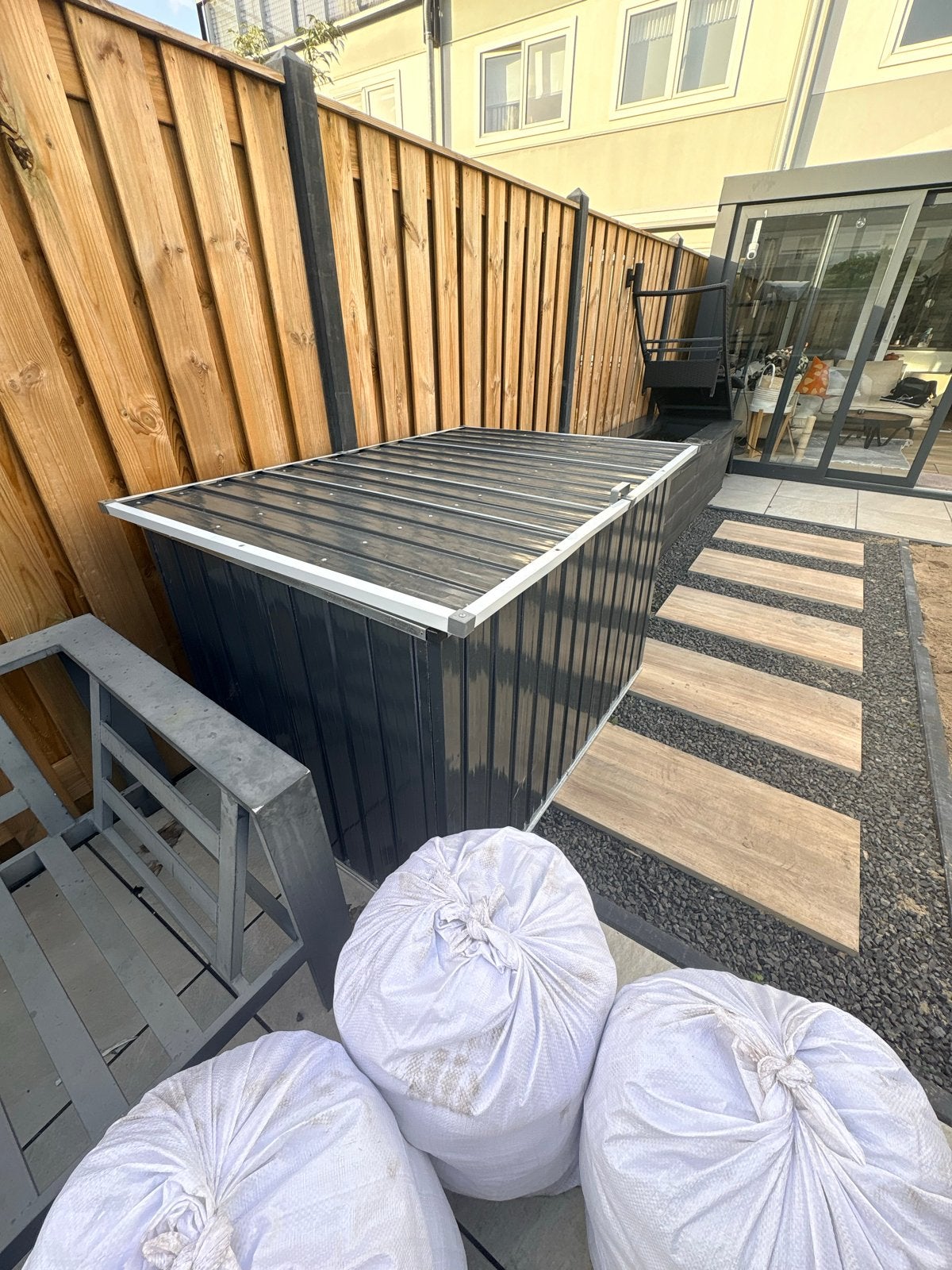 Metalen containerberging - Zo goed als nieuw, Ophalen, Zo goed als nieuw, Metaal, Containerberging