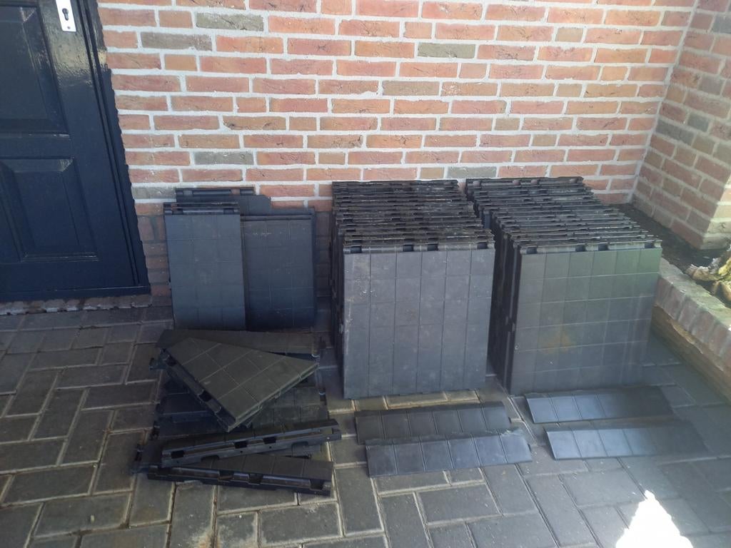 Isabella vloertegels, Tuin en Terras, Ophalen, Hout