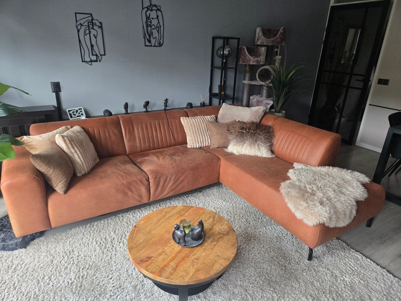 Hoekbank Otis (Leen Bakker), Huis en Inrichting, Banken | Complete zithoeken, Ophalen, Gebruikt