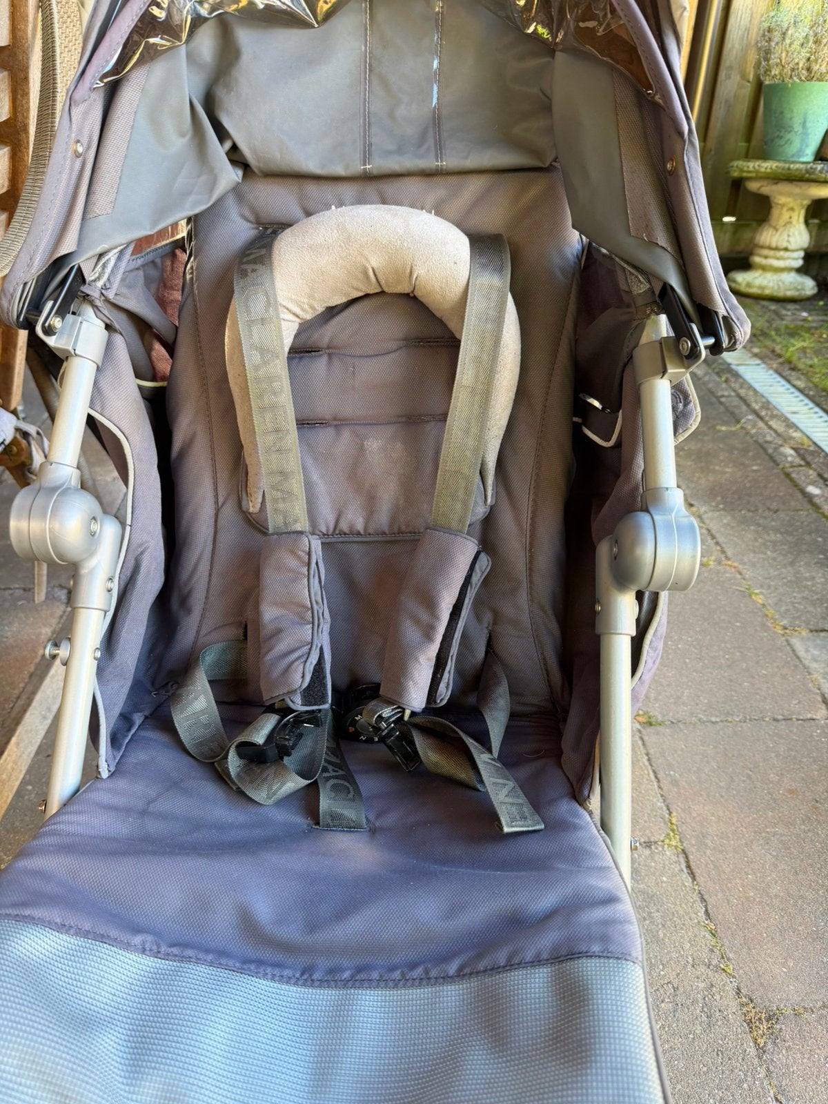 Maclaren Techno XT Buggy met regenhoes en voetenzak, Ophalen, Gebruikt, Kinderwagen, Overige merken