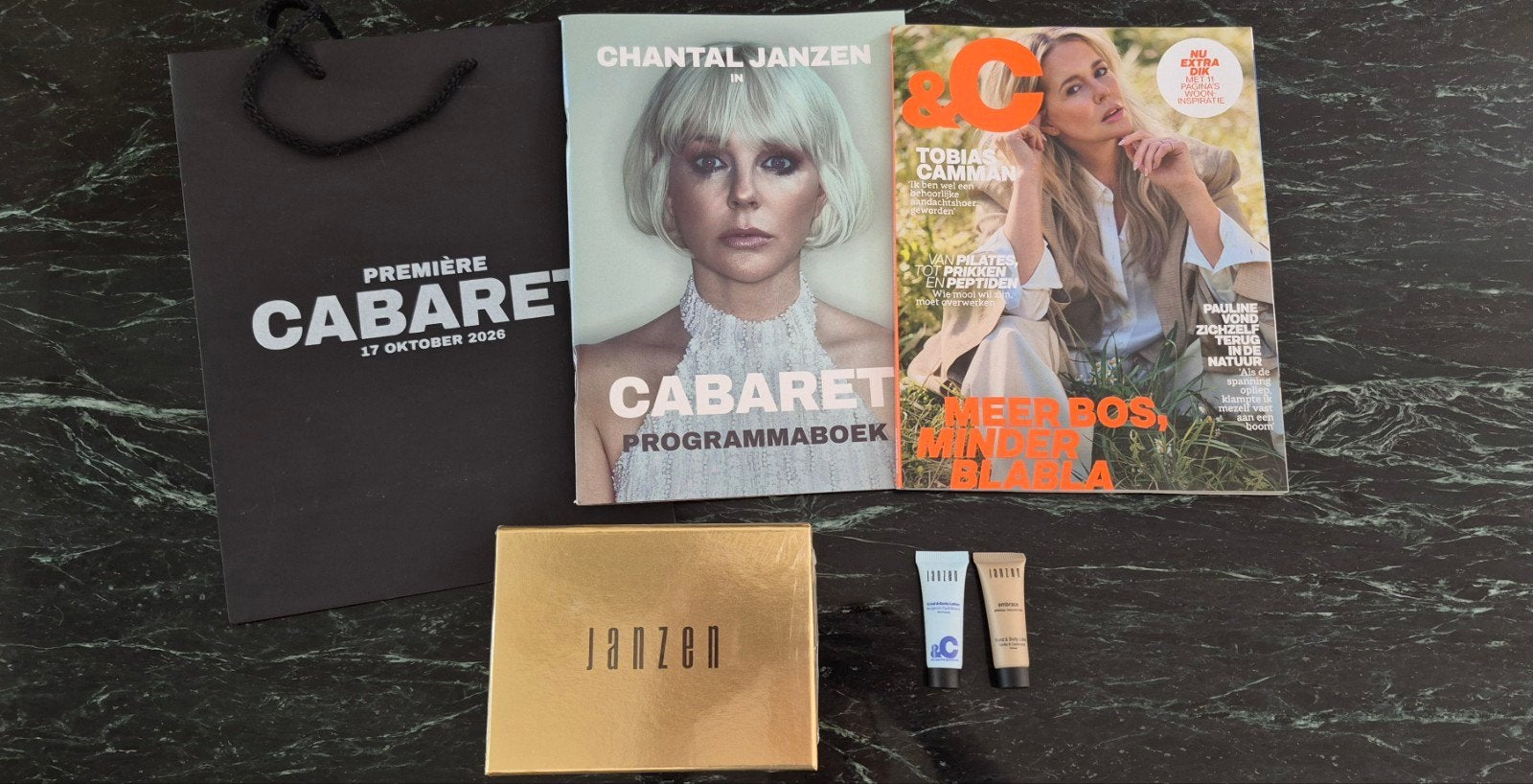 première goodiebag Cabaret met Chantal Janzen in de hoofdrol, Ophalen of Verzenden, Nieuw