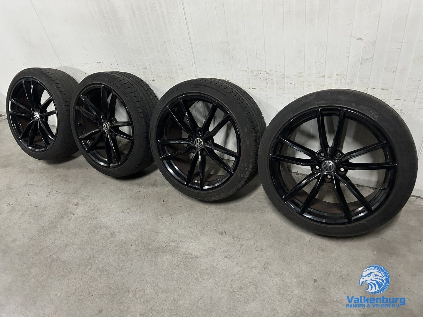 VW Caddy Passat 19 inch zwarte Pretoria look velgen 5x112 zo, Auto-onderdelen, 19 inch, Gebruikt, -, -